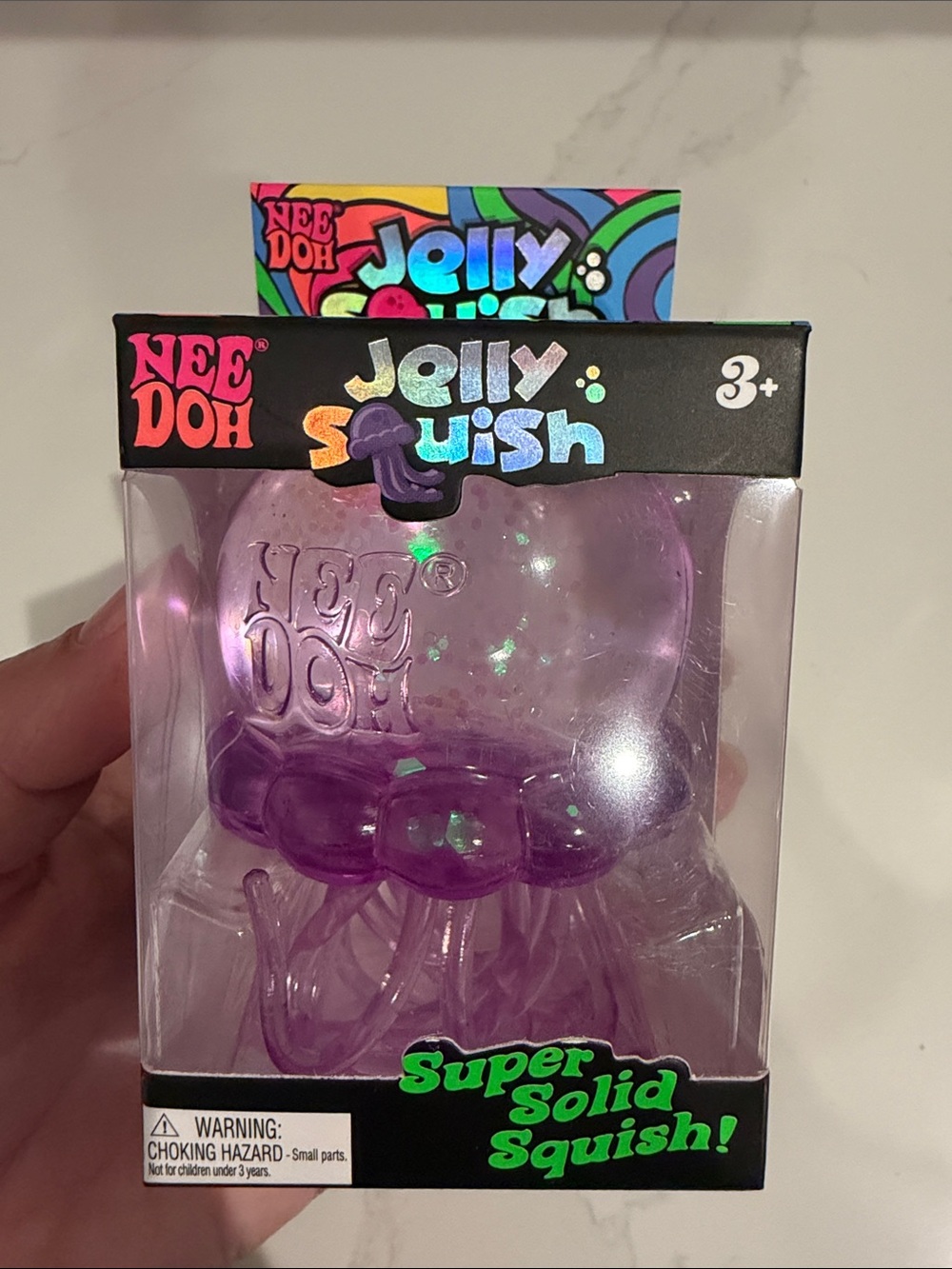 Jelly Squish Purple Super Solid Squish Toy
